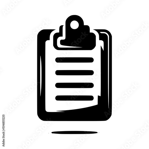 Clipboard with checklist icon