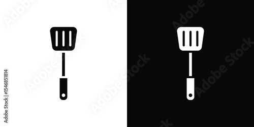 Spatula icon of a flat style vector