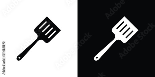 Spatula icon of a flat style vector