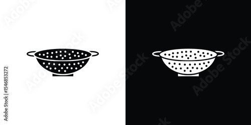 Strainer icon of a flat style vector