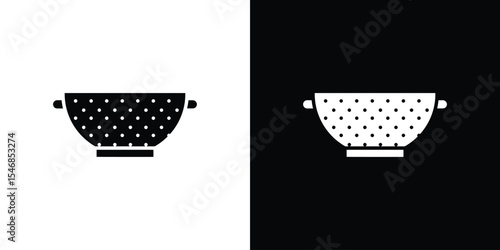 Strainer icon of a flat style vector