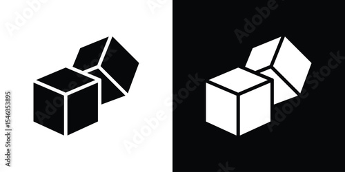 Sugar icon of a flat style vector