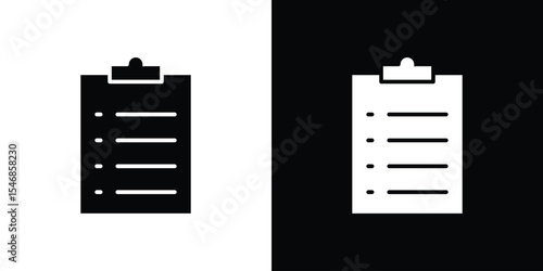 Todo list icon of a flat style vector
