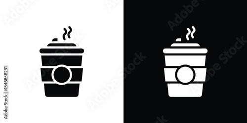 Togo Cup icon of a flat style vector