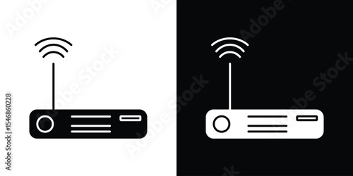 Transmitter icon of a flat style vector