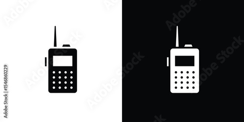 Transmitter icon of a flat style vector