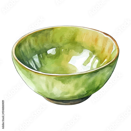 watercolor of Culture Dish, vector, isolated on a white background.