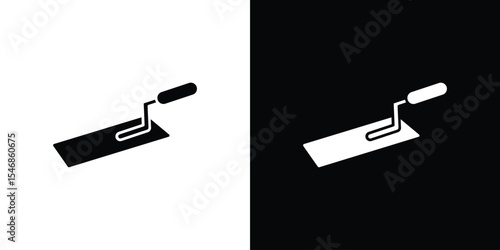 Trowel icon of a flat style vector