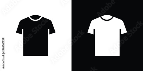 Tshirt icon of a flat style vector