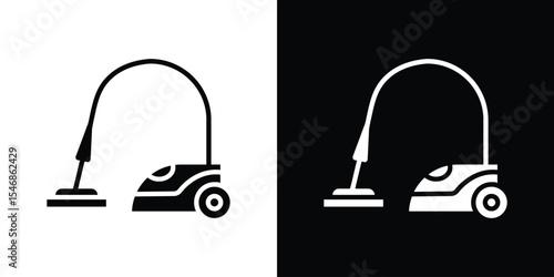 Vacuum cleaner icon of a flat style vector