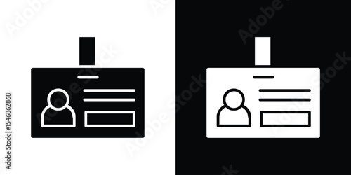 Visitor icon of a flat style vector