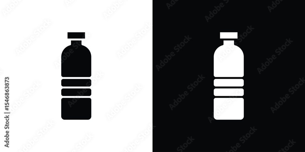 Fototapeta premium Water bottle icon of a flat style vector