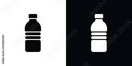 Water bottle icon of a flat style vector