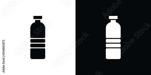 Water bottle icon of a flat style vector