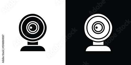 Webcam icon of a flat style vector