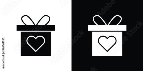 Wedding Gift icon of a flat style vector