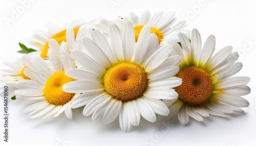 daisies isolated on white