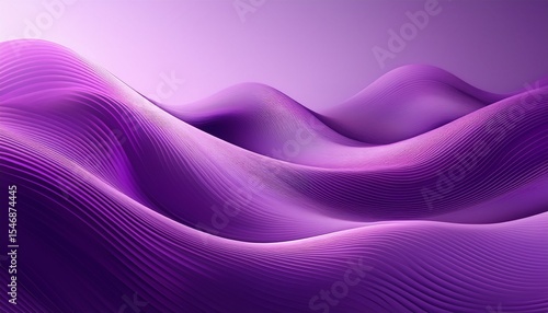 purple wave abstract with gradient background