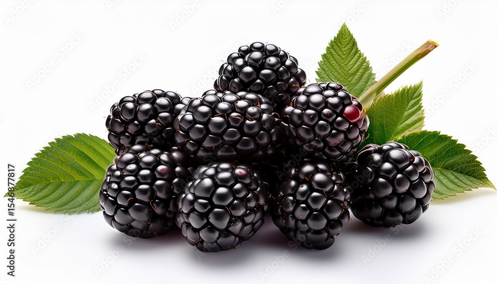 blackberry isolated on white background blackberry isolated on white background