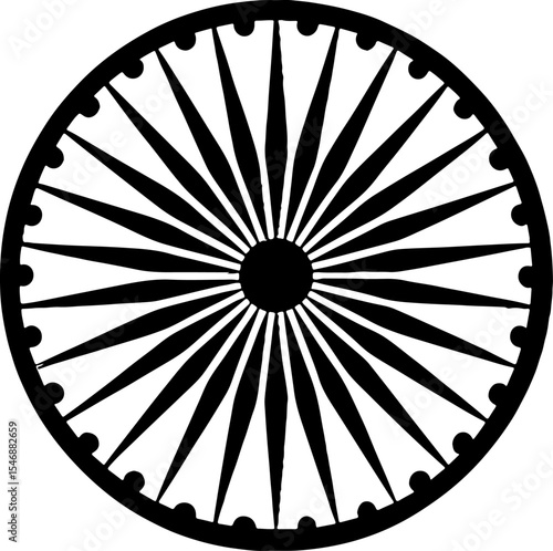 Ashoka chakra dharmachakra buddhist wheel symbol