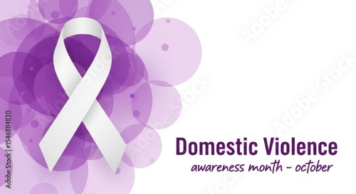October is the Domestic Violence Awareness Month in USA