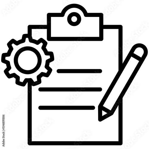 Requirements line icon