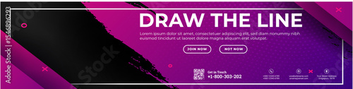Modern Gradient LinkedIn Banner & Cover Templates: Elevate Your Profile! new color clean