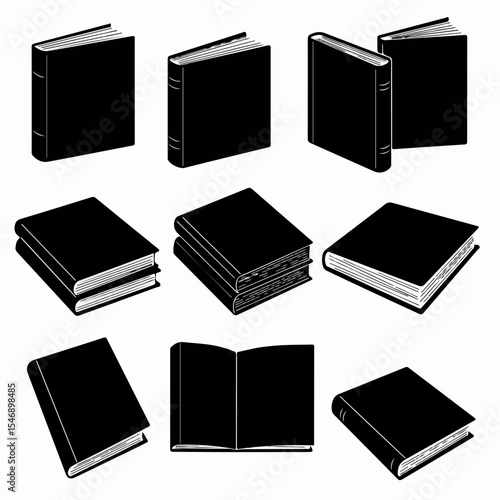 Set of books, book, education, learn, knowledge