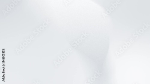 Abstract white seamless loop background with soft curves