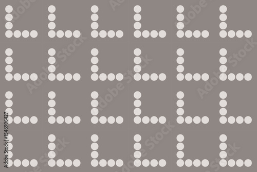 Circle Shapes and Designs Brown Colors Geometric Pattern Abstract Background Geometric Background