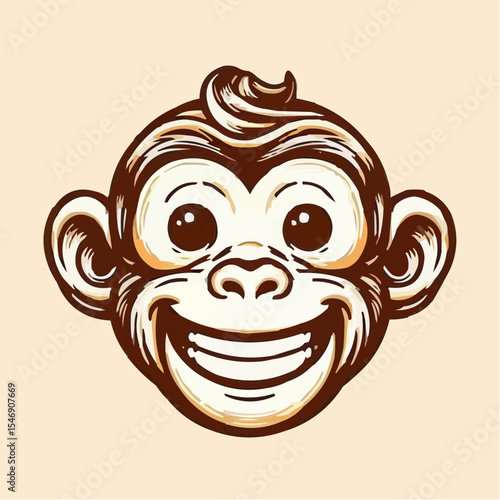 alternative digital art of a funny monkey 74