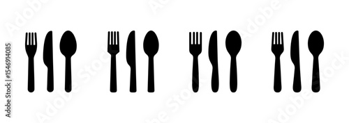 spoon and fork icon vector. spoon, fork and knife icon vector. restaurant sign and symbol