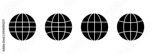 Web icon vector. go to web sign and symbol. web click icon. Global search icon