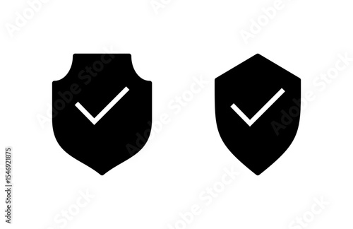 Free Download Shield check mark icon vector illustration. Protection approve sign. Insurance icon - GFXLoad