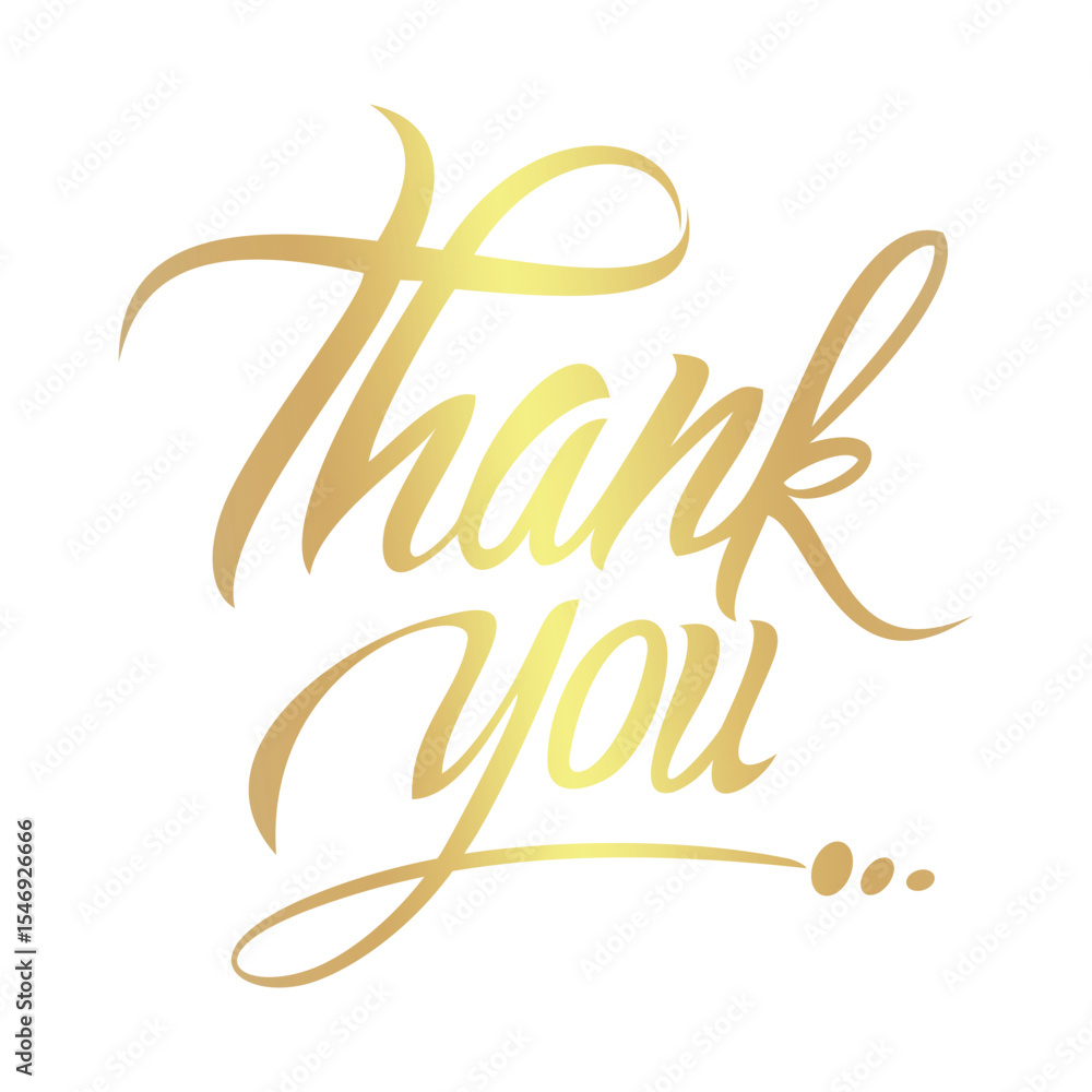Obraz premium Thank you vector handwritten calligraphy 9