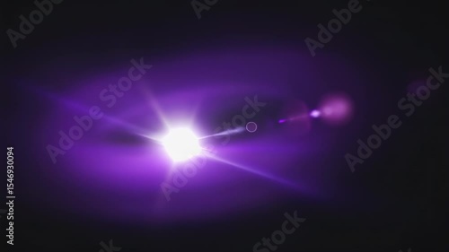 Abstract Purple Light Flare Effects Overlay Backgrounds and Transitions