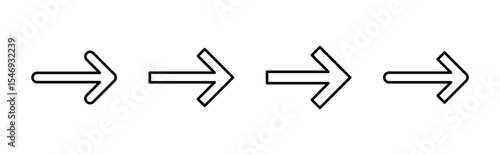 Arrow icon set. Arrow symbol. Arrow sign for your web design.
