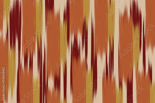 Uzbekistan ikat pattern. Uzbekistan ikat abstract ethnic design. Uzbekistan pattern design for background, wallpaper, textile, art, clothing, wrapping paper, Uzbek style, Uzbek fabric