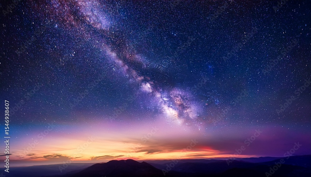 Naklejka premium abstract beautiful background nightly sky