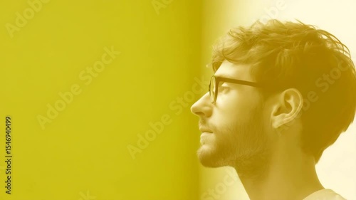 portrait of web developer deeply concentrated on solving complex problem