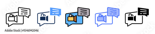 Video Call multiple icon