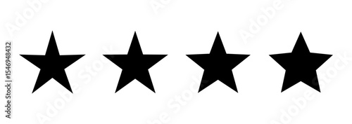 Star icon logo design. rating sign and symbol. favourite star icon