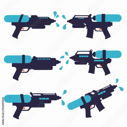 Water gun toys for summer fun and games