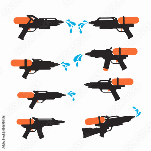 Water gun toy summer fun game
