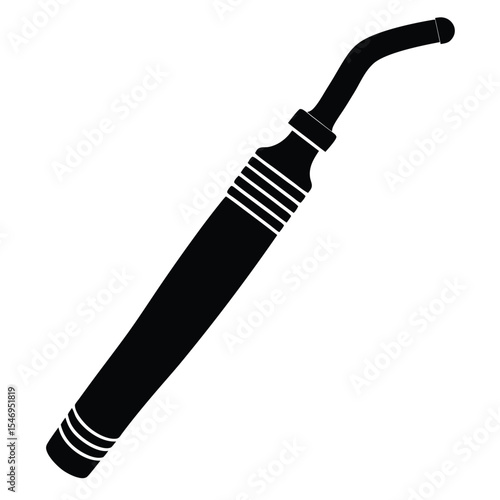 dental hygienist element isolated dental handpieces on white background