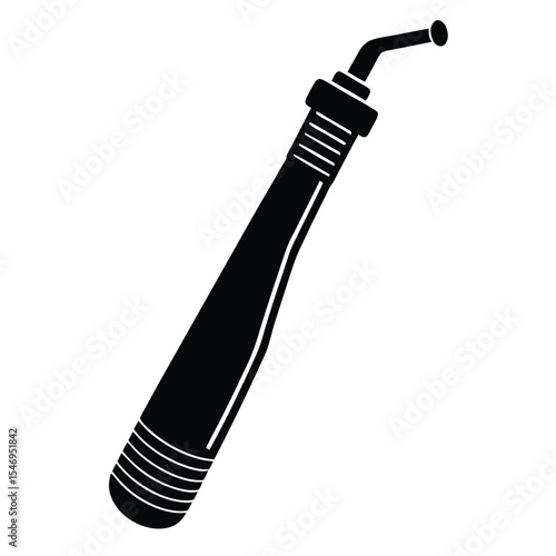 dental hygienist element isolated dental handpieces on white background