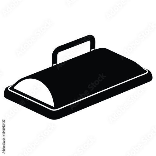 dental hygienist element isolated instrument tray on white background