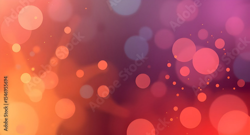 red bokeh background