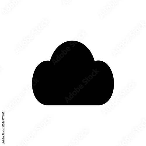 Cloud icon symbol for apps and websites. cloud sign and symbol
