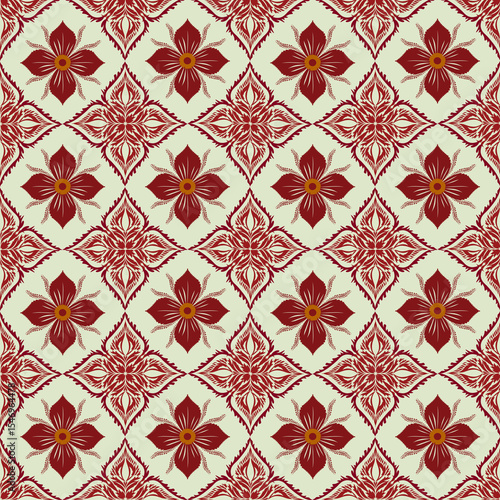 seamless damask pattern